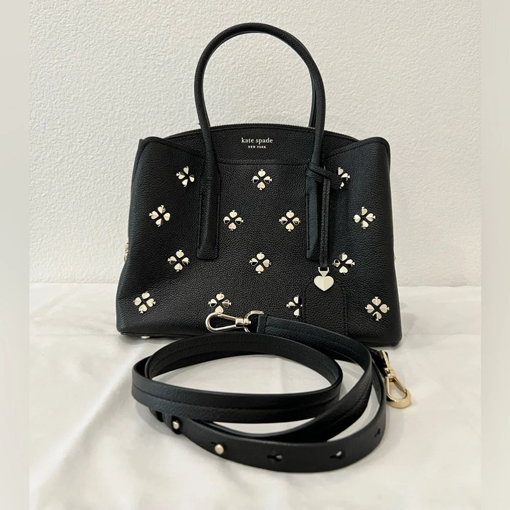 NWT Kate Spade New York “Margaux Spade Stud Medium Satchel” +dust/storage bag - Picture 14 of 16